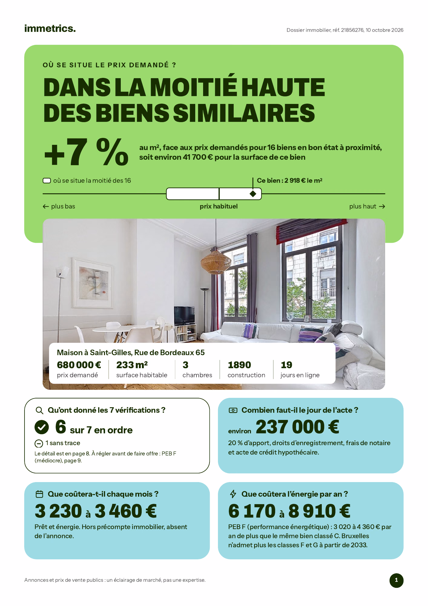 Page du dossier : le verdict en un coup d’œil